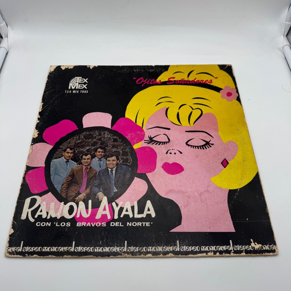 Ramon Ayala‎ y Los Bravos Del Norte Ojitos Sonadores Vinyl LP Tex-Mex RARE